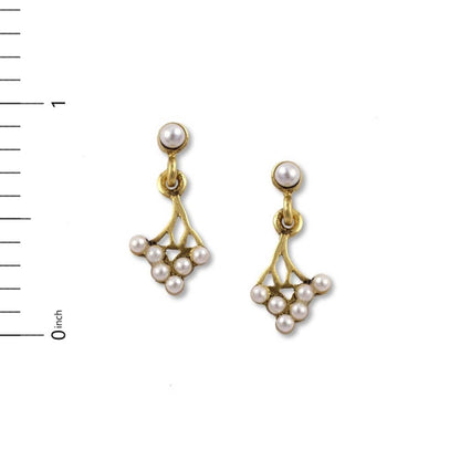 Art Nouveau Spray Earrings - PMA Store at the Portland Museum of Art, Maine