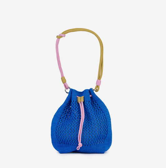 Drawstring Raffia Mini Bag: Poppy - PMA Store at the Portland Museum of Art, Maine