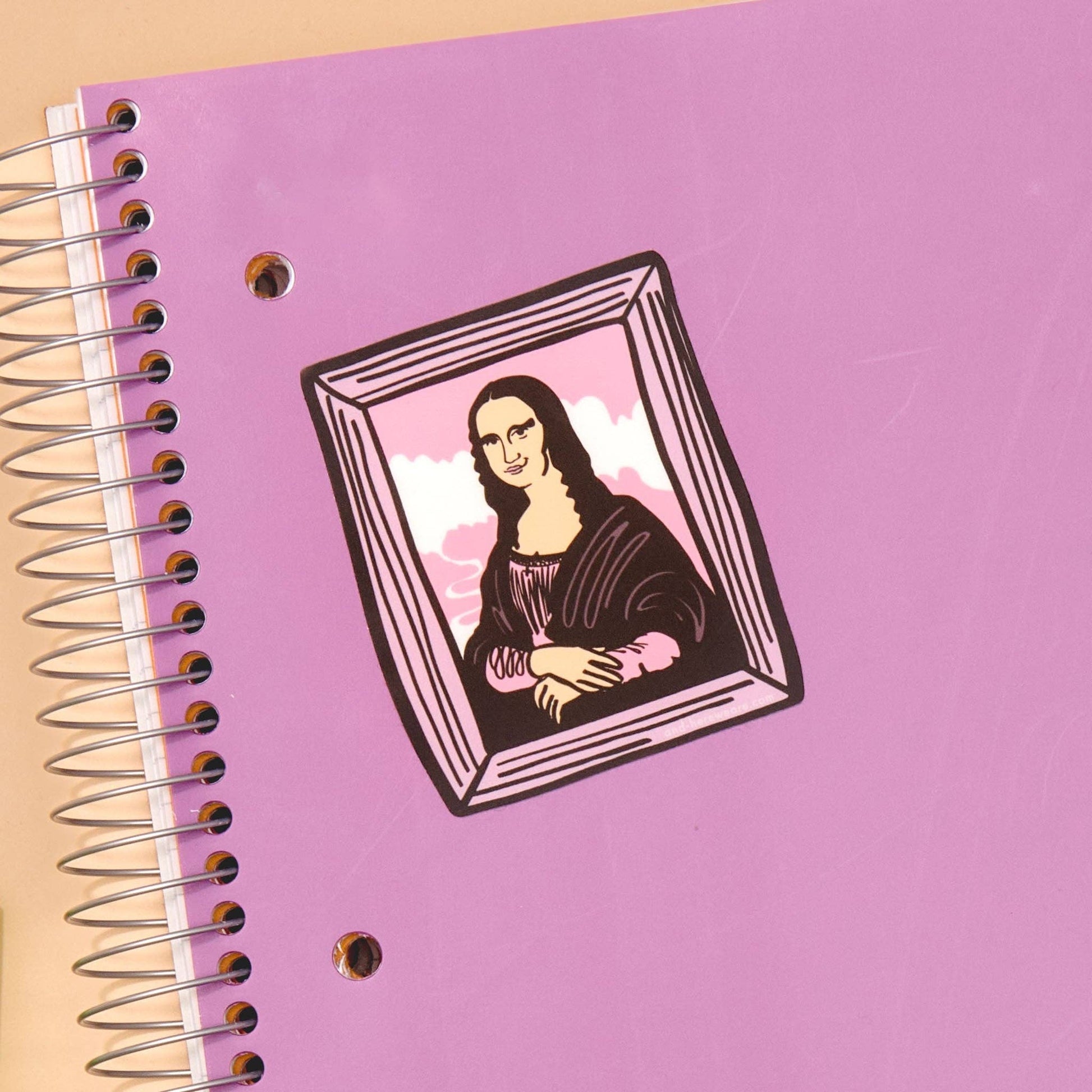 Mona Lisa Vinyl Sticker- Made in USA - PMA Store at the Portland Museum of Art, Maine