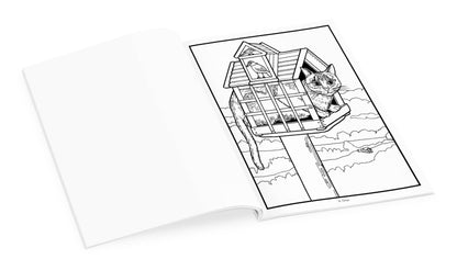 Pomegranate - Mimi Vang Olsen: Cats Coloring Book - PMA Store at the Portland Museum of Art, Maine