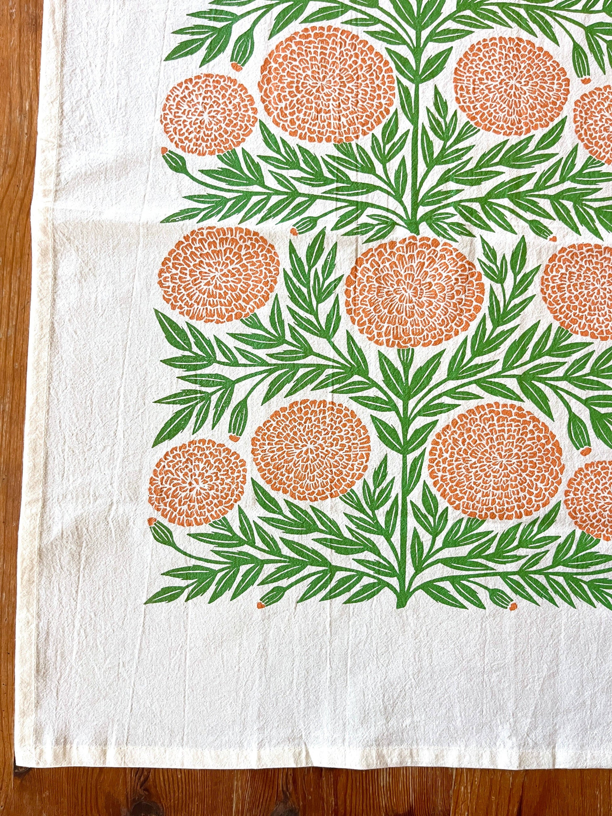 Katharine Watson - Marigold Tea Towel - PMA Store at the Portland Museum of Art, Maine