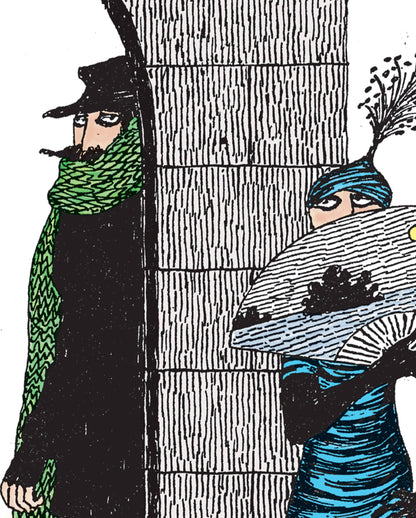 Pomegranate - Edward Gorey: Mystery! Bookmark - PMA Store at the Portland Museum of Art, Maine