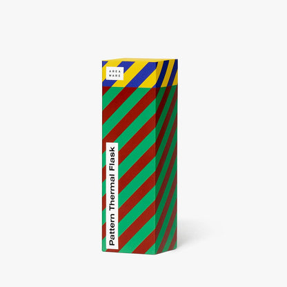 Areaware - Pattern Thermal Flask: Stripe - PMA Store at the Portland Museum of Art, Maine