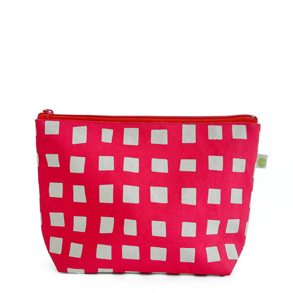 Travel Pouch Large: Grasses Orange/Yellow - PMA Store at the Portland Museum of Art, Maine