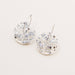Circle Earrings - Small: Clear Iridescent - PMA Store at the Portland Museum of Art, Maine