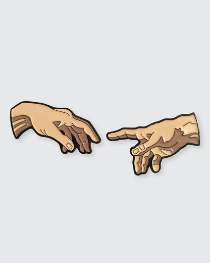Pin Museum - The Creation of Adam (Set of 2) • Enamel Pins - PMA Store at the Portland Museum of Art, Maine