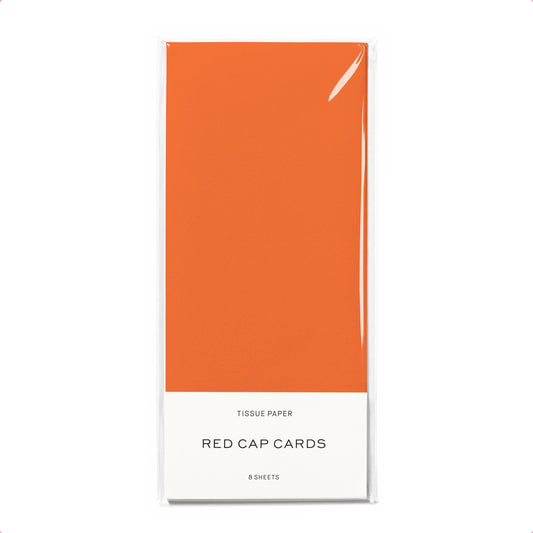 Neon Orange tissue paper: 8 Sheets - PMA Store at the Portland Museum of Art, Maine