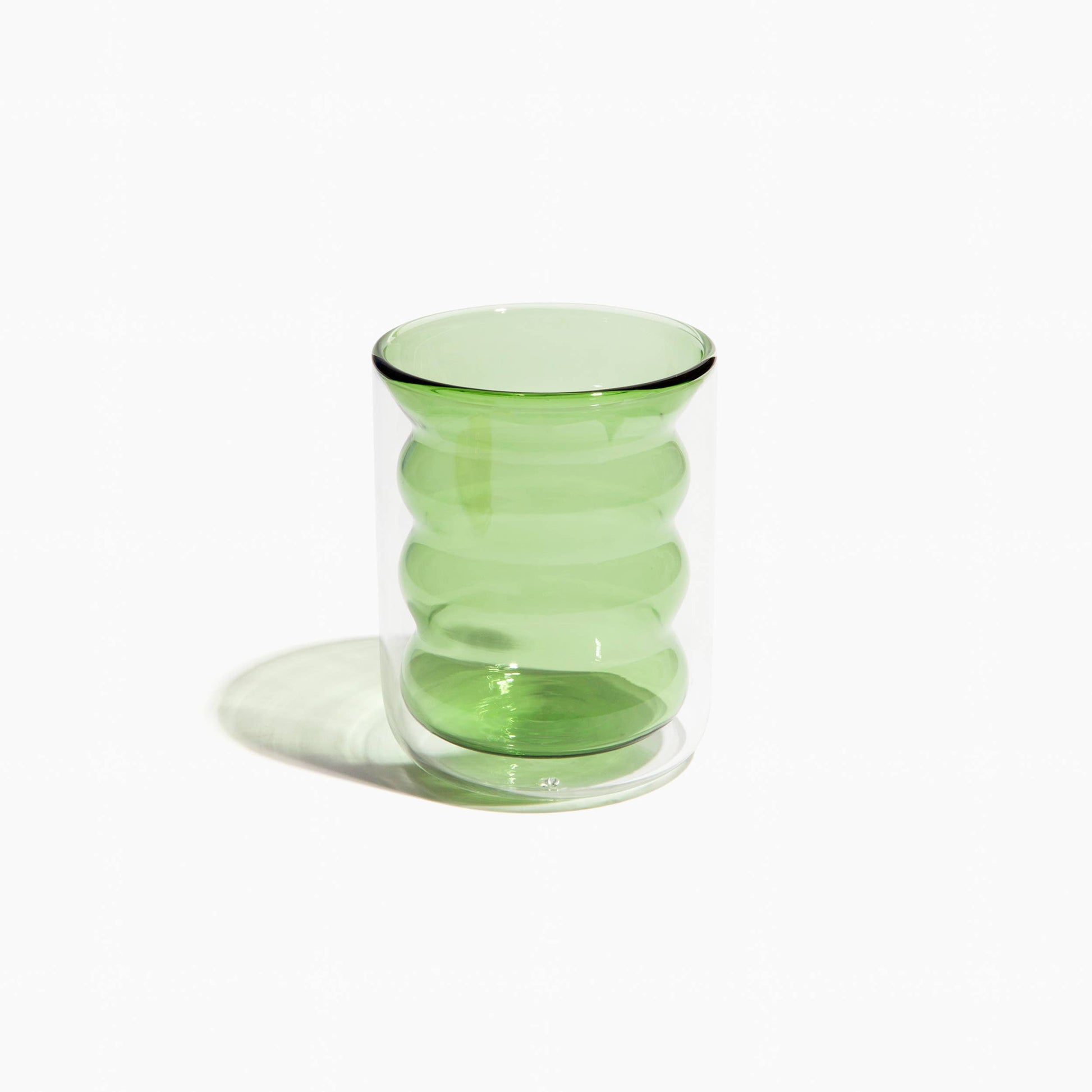 Poketo - Double Wall Groovy Cup: #20531 Blue - PMA Store at the Portland Museum of Art, Maine