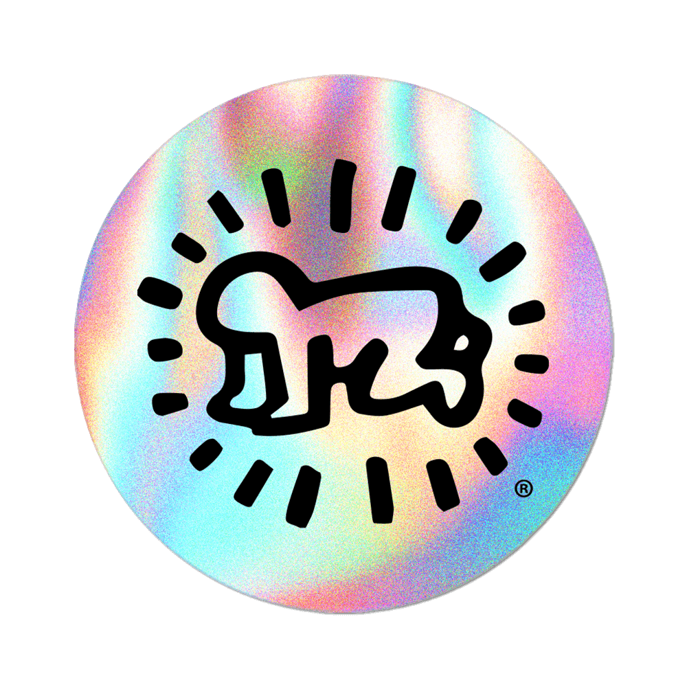 Apply Stickers - Radiant Baby by Keith Haring - Die-Cut Sticker (Holidays) - PMA Store at the Portland Museum of Art, Maine