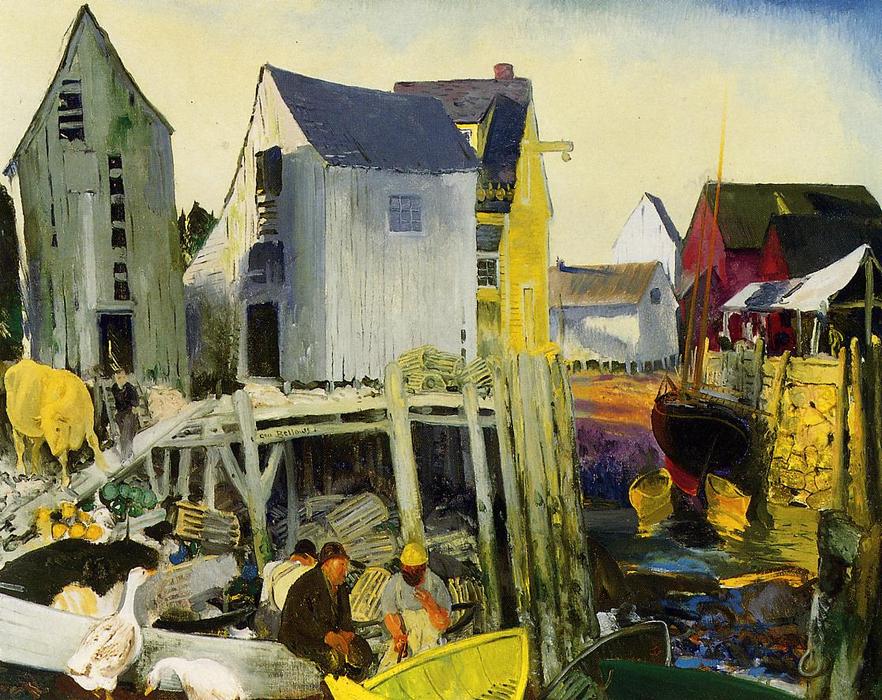 Poster: 18 x 24 Matinicus by George Bellows - PMA Store at the Portland Museum of Art, Maine