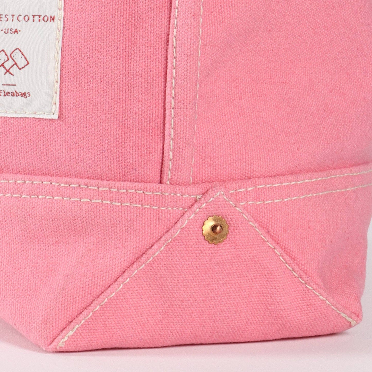 IMMODEST COTTON - Small East West Tote | Flamingo - PMA Store at the Portland Museum of Art, Maine
