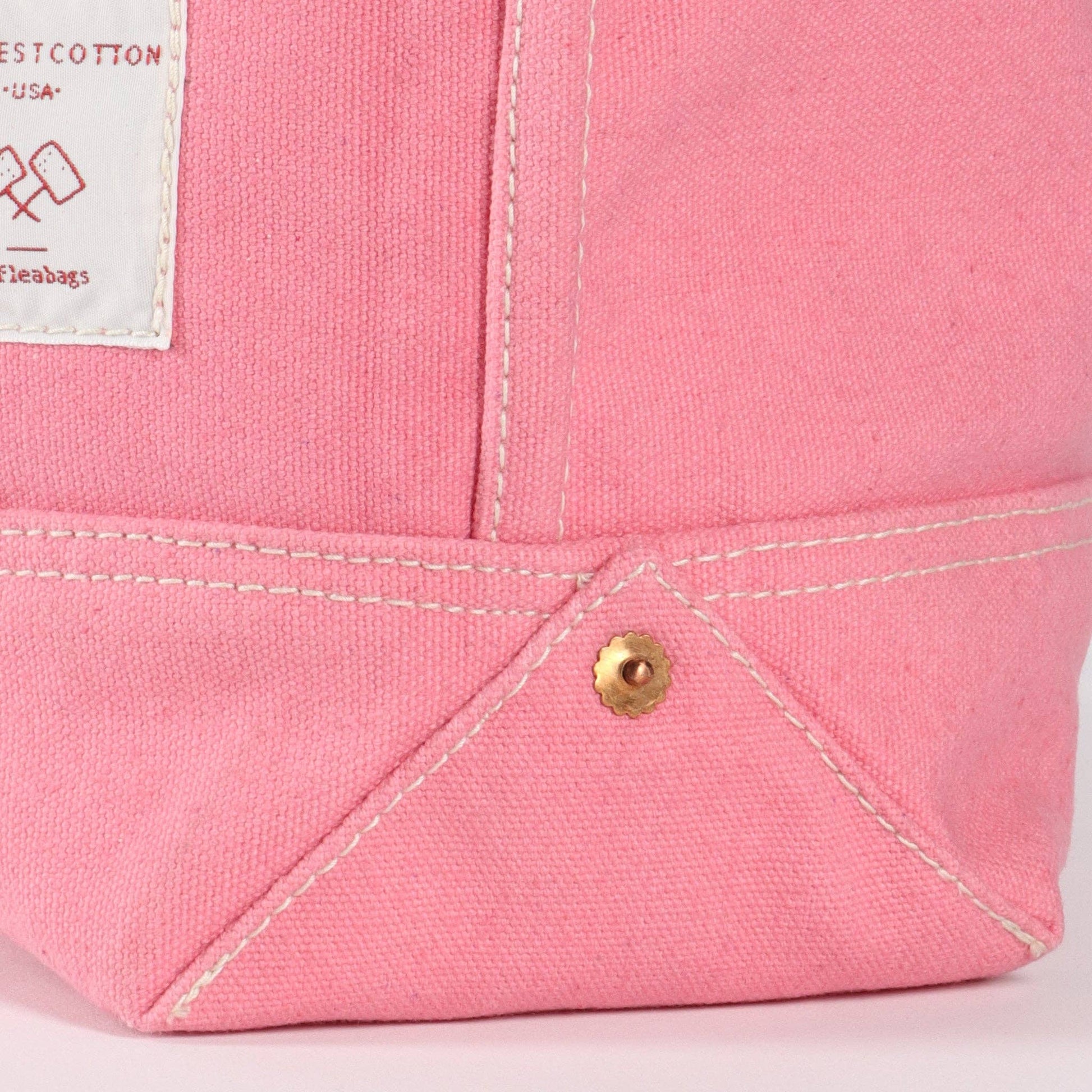 IMMODEST COTTON - Small East West Tote | Flamingo - PMA Store at the Portland Museum of Art, Maine