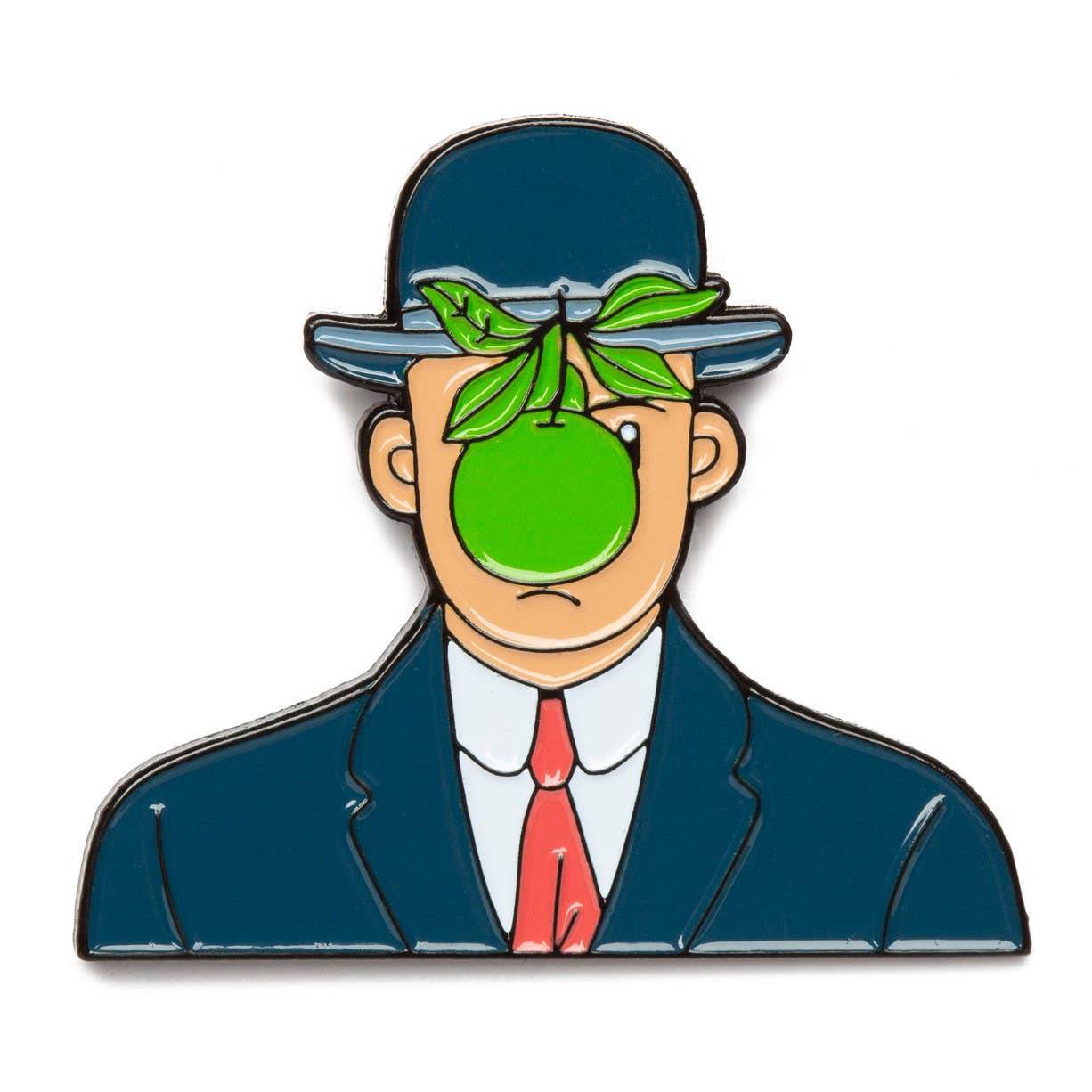 Today is Art Day - Pin - Son of Man - Magritte - PMA Store at the Portland Museum of Art, Maine