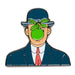 Today is Art Day - Pin - Son of Man - Magritte - PMA Store at the Portland Museum of Art, Maine