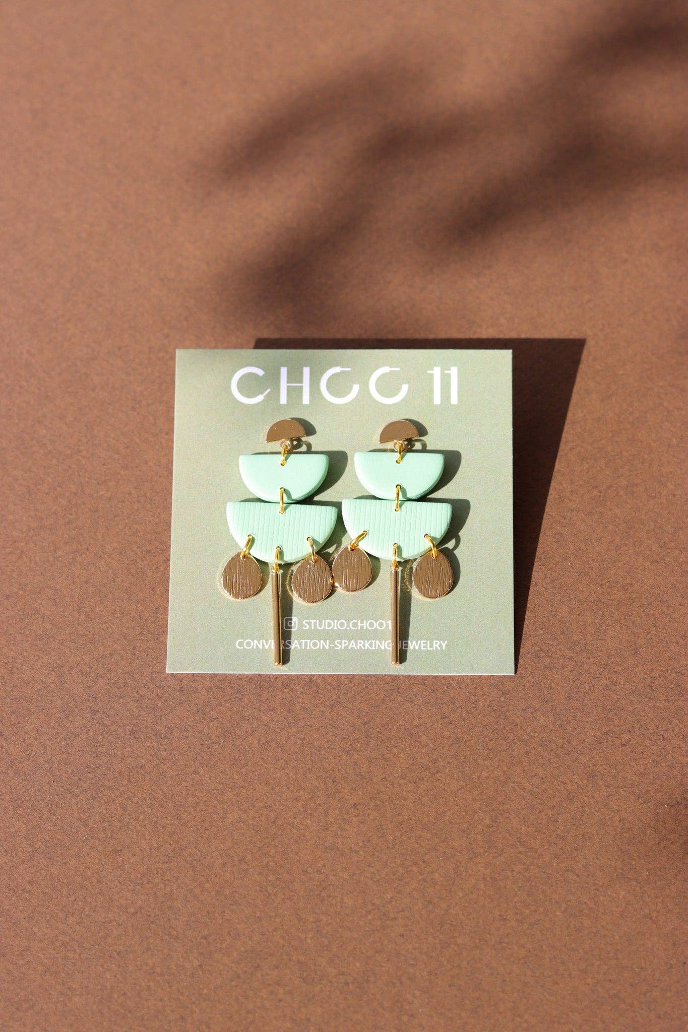 KAYLA EARRINGS // GOLD TONE: Hydrangea - PMA Store at the Portland Museum of Art, Maine