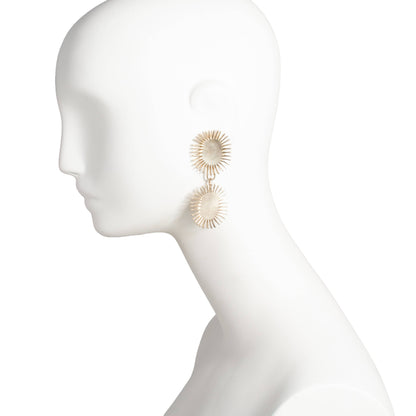 CASTLECLIFF - REINA EARRING: ICE BLUE//BRASS - PMA Store at the Portland Museum of Art, Maine