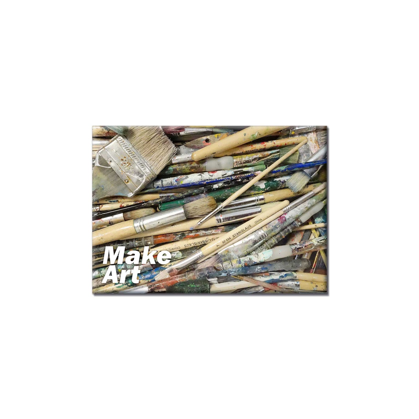 Make Art Paint Brushes Magnet - PMA Store at the Portland Museum of Art, Maine