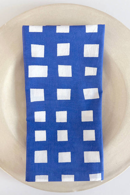 Napkins (Set of 4): Grasses Moss/Hunter - PMA Store at the Portland Museum of Art, Maine