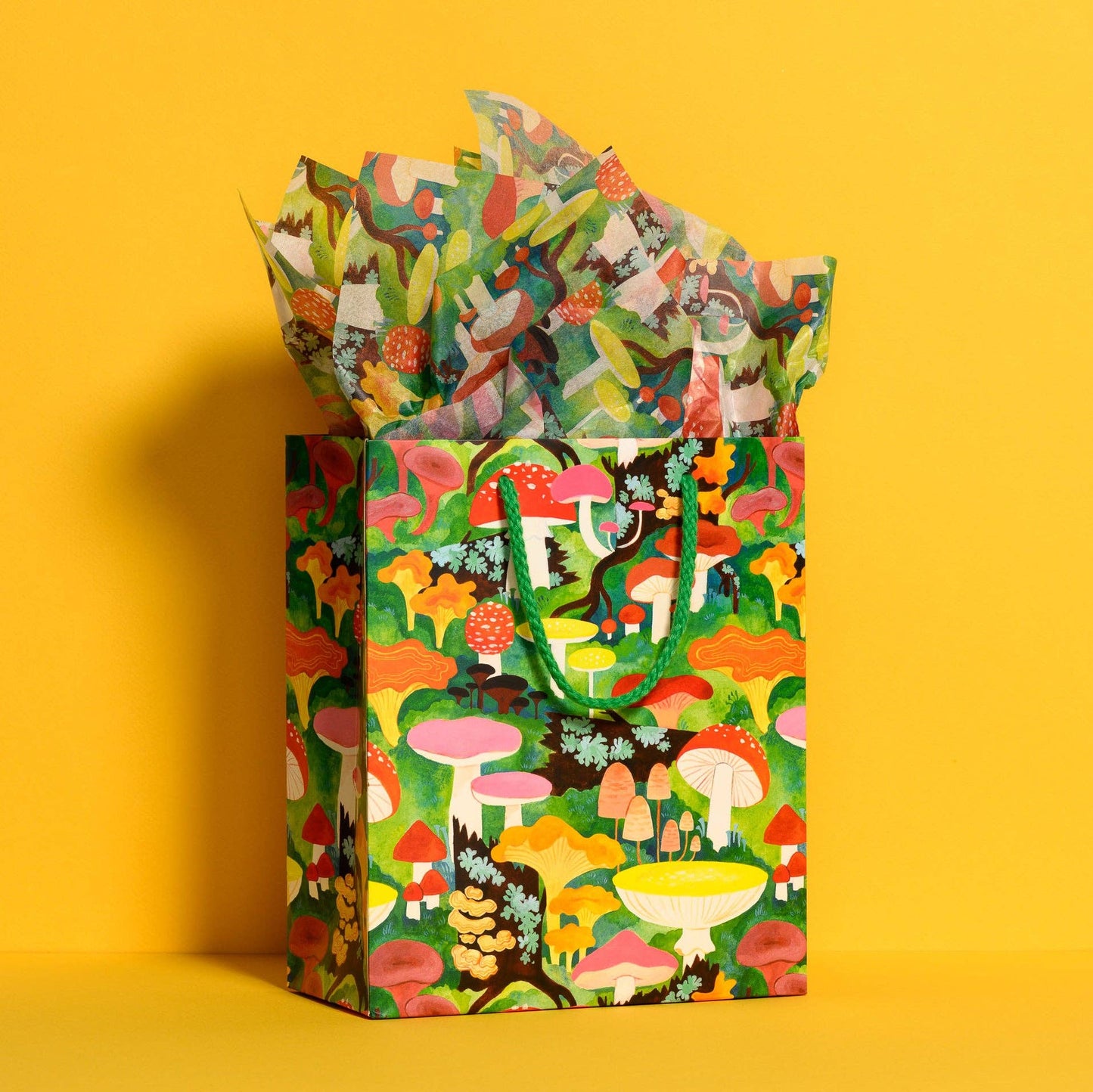 Woodland Mushrooms tissue paper: 5 Sheets - PMA Store at the Portland Museum of Art, Maine