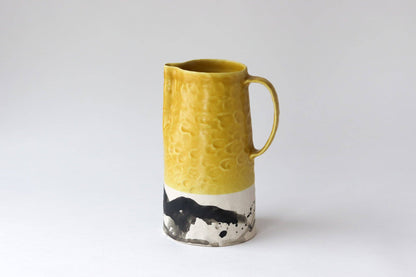Elizabeth Benotti Ceramics - Splatter Pitcher: Daybreak - PMA Store at the Portland Museum of Art, Maine