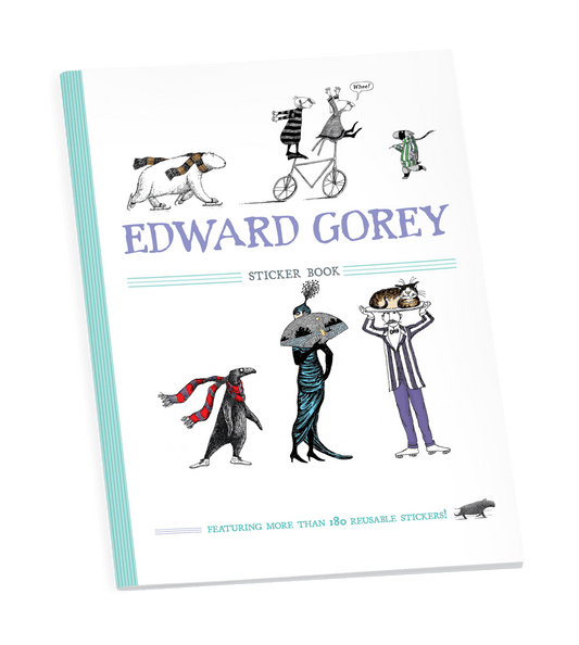 Pomegranate - Edward Gorey Sticker Book - PMA Store at the Portland Museum of Art, Maine