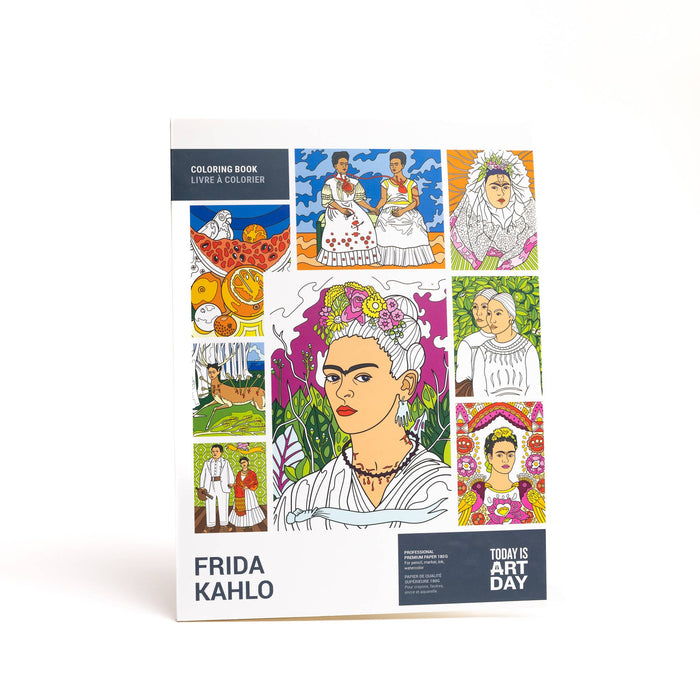 Today is Art Day - Coloring Book - Frida Kahlo