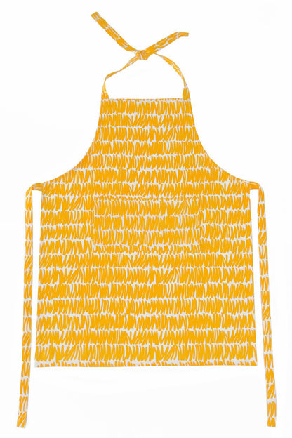 See Design - Apron: Small Totem Orange/Yellow - PMA Store at the Portland Museum of Art, Maine