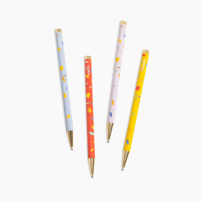 Poketo - Pattern Twist Pen: Set of 4 - PMA Store at the Portland Museum of Art, Maine
