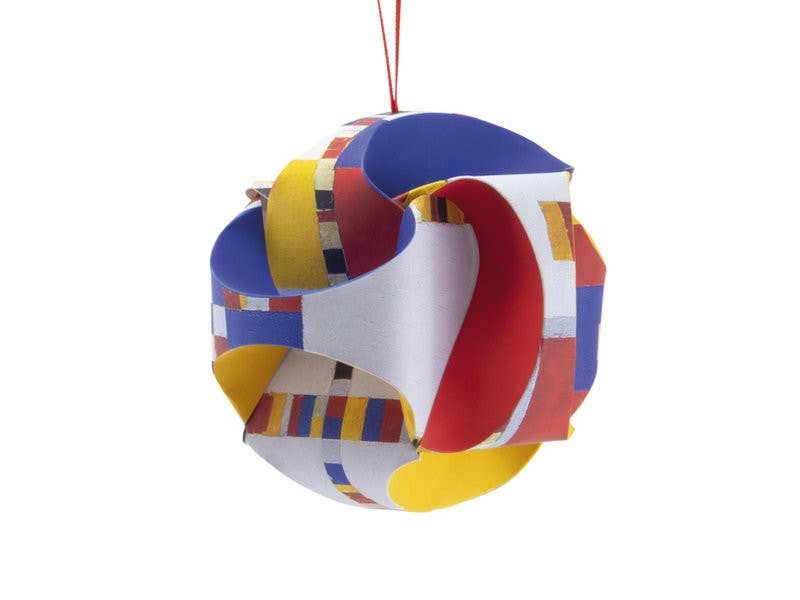 DIY Christmas Ball , Mondriaan - PMA Store at the Portland Museum of Art, Maine