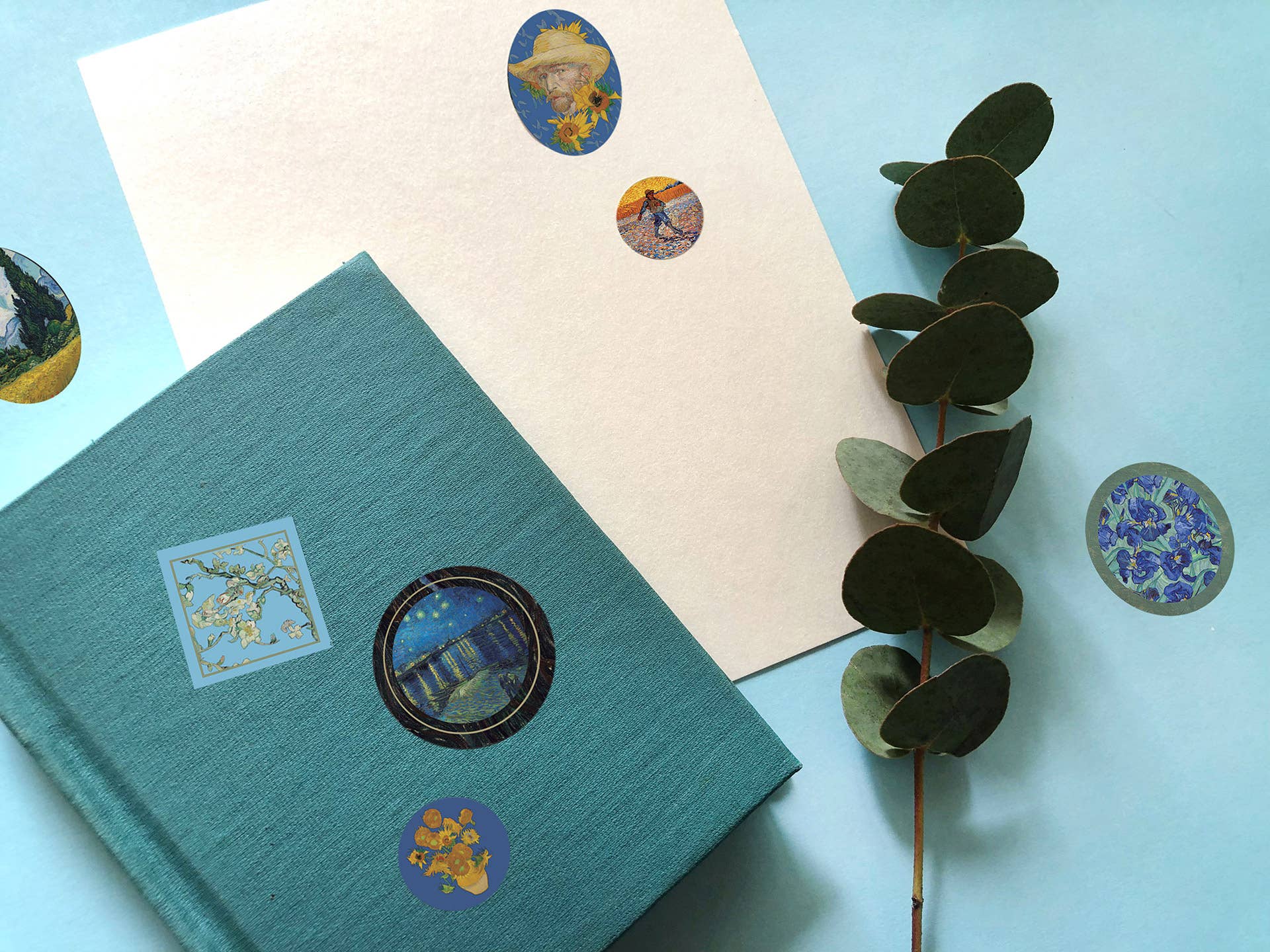 Today is Art Day - Stickers Van Gogh by Mon Petit Art - PMA Store at the Portland Museum of Art, Maine