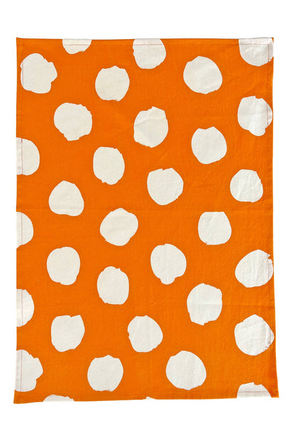 See Design - Tea Towels (Set of 2): Small Totem Orange/Yellow - PMA Store at the Portland Museum of Art, Maine
