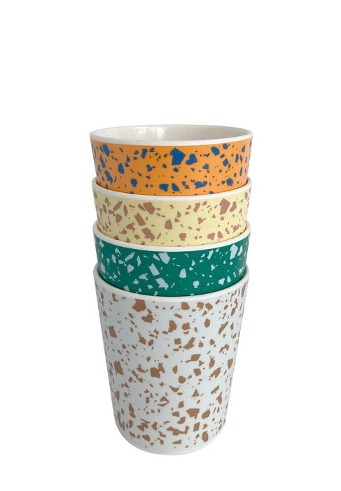Xenia Taler - Terrazzo Cup Assorted - Set of 4 - PMA Store at the Portland Museum of Art, Maine