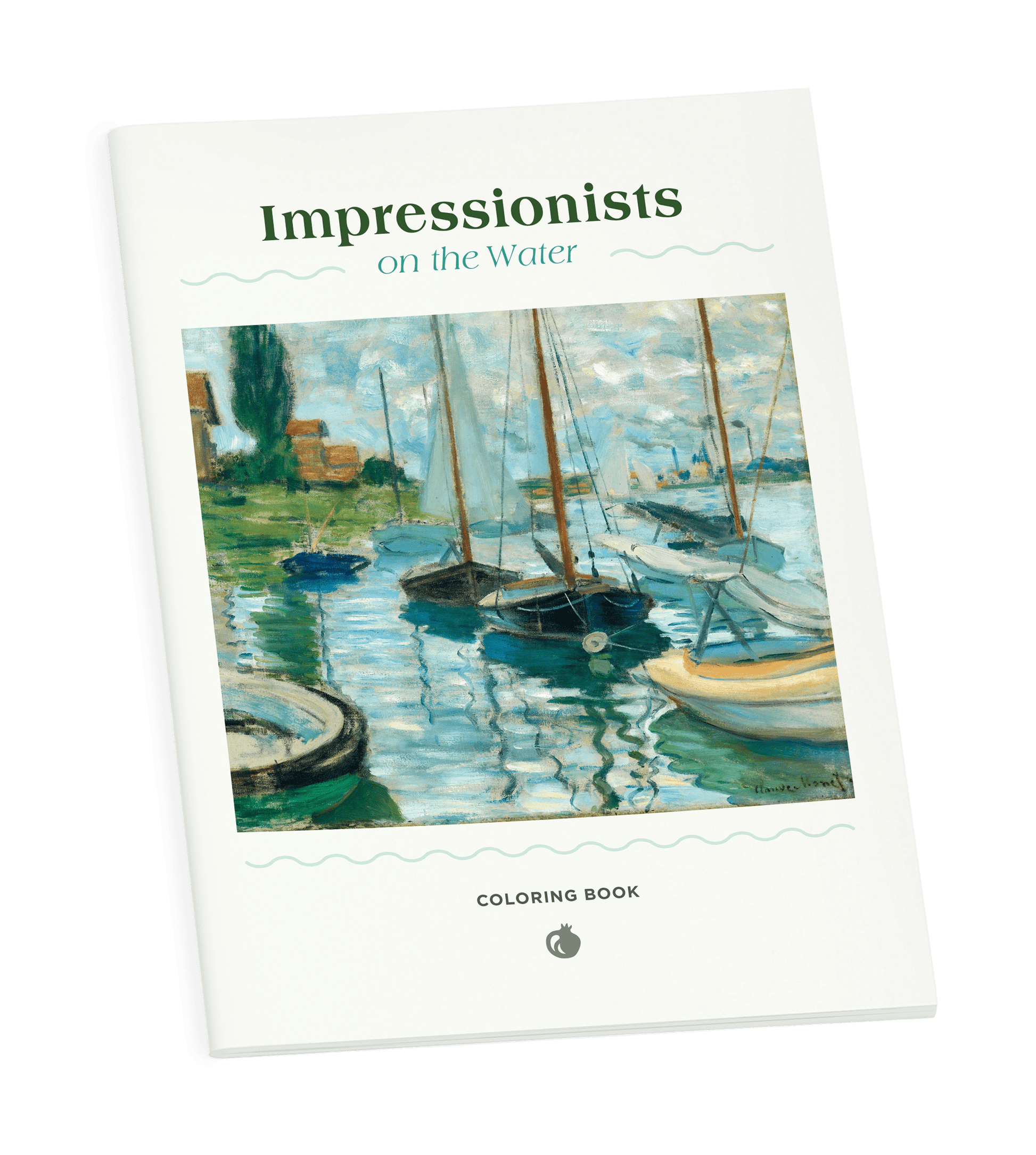 Pomegranate - Impressionists on the Water Coloring Book - PMA Store at the Portland Museum of Art, Maine