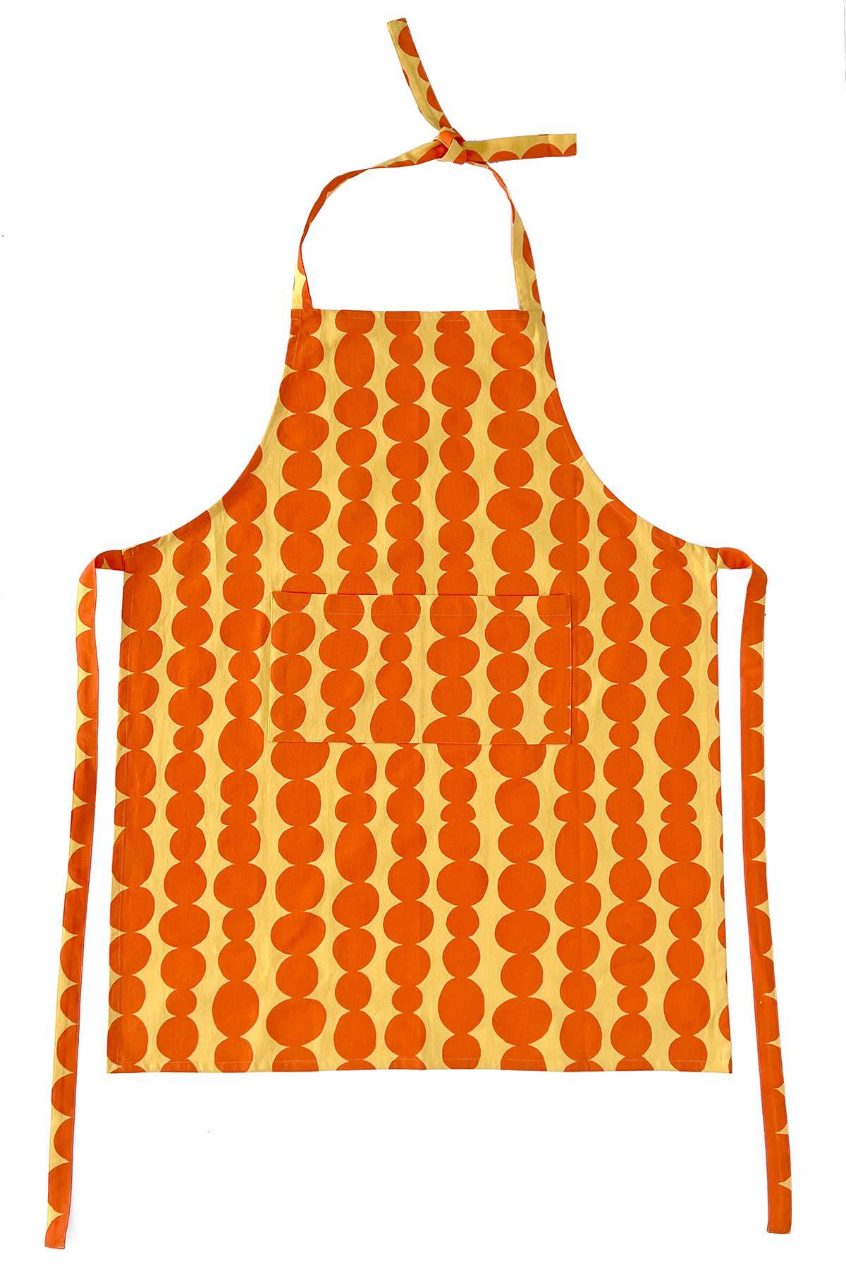See Design - Apron: Small Totem Orange/Yellow - PMA Store at the Portland Museum of Art, Maine