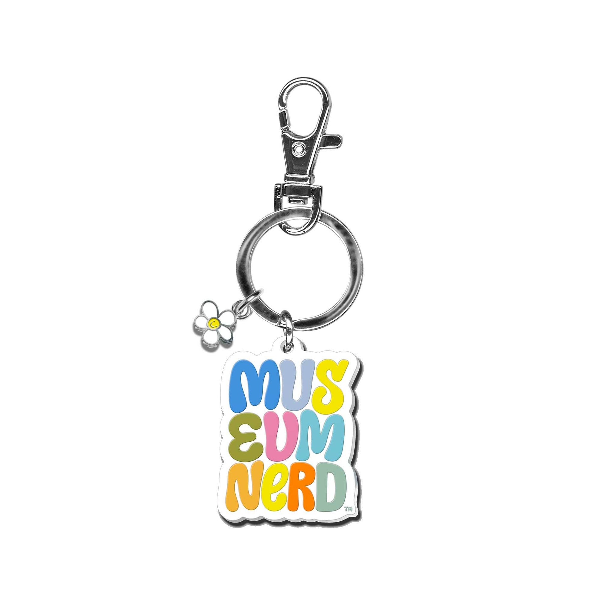 Museum Nerd x Alicia Schultz Enamel Keyring - PMA Store at the Portland Museum of Art, Maine