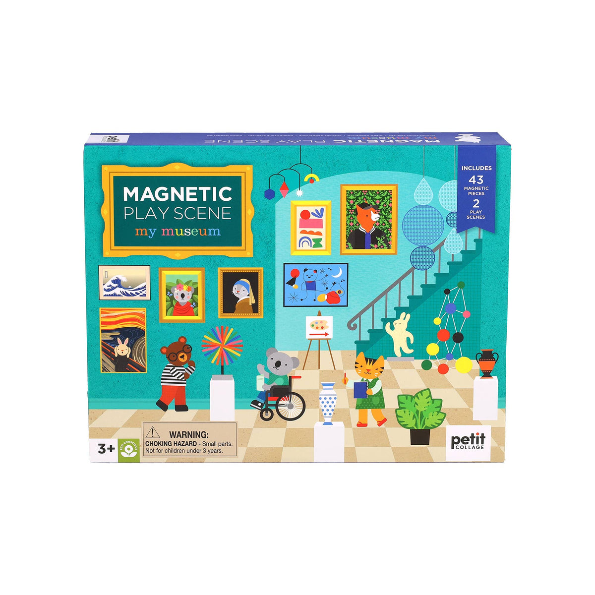 Chronicle Books - My Museum Magnetic Play Scene - PMA Store at the Portland Museum of Art, Maine