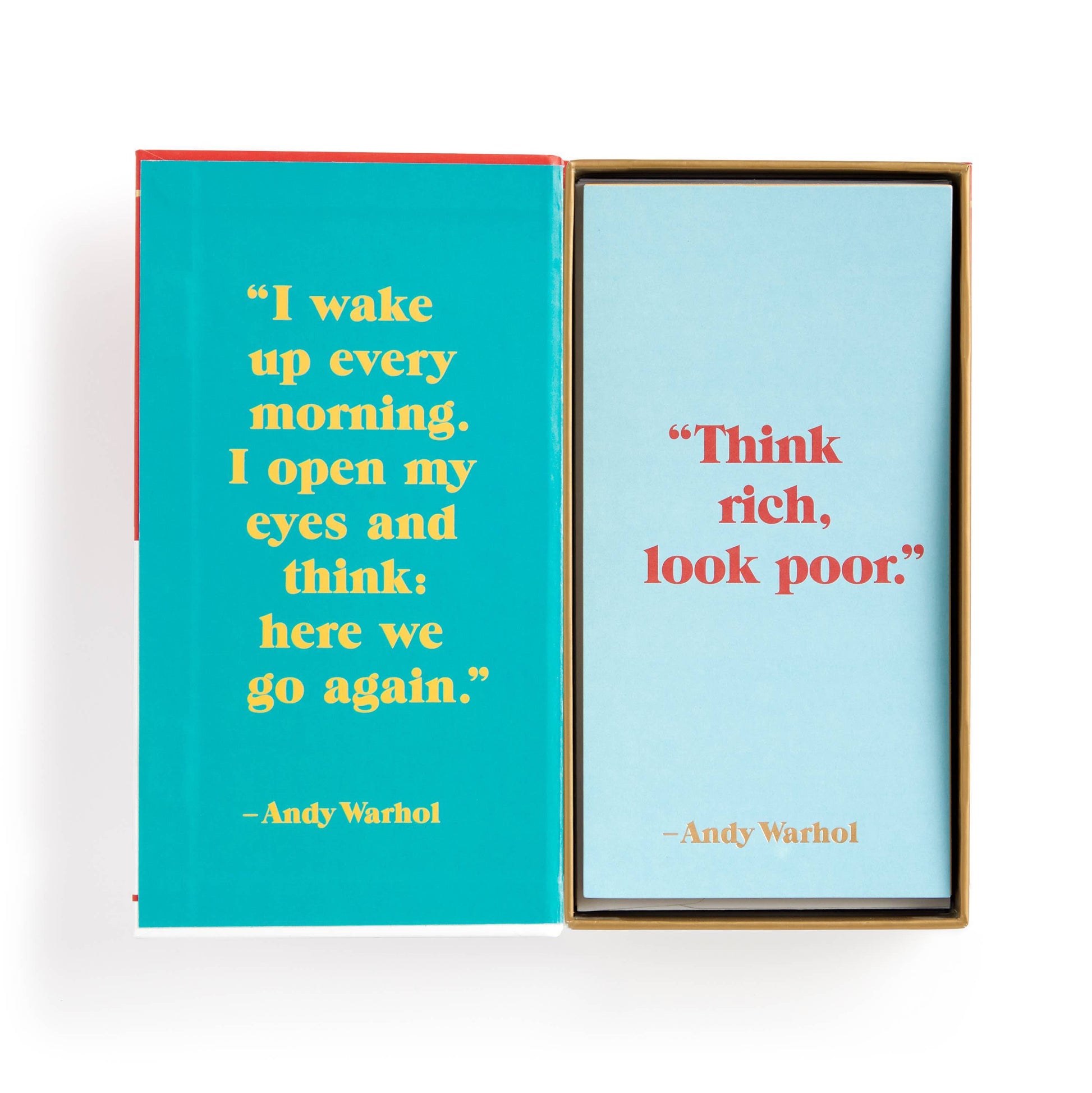Chronicle Books - Andy Warhol Philosophy Correspondence Cards - PMA Store at the Portland Museum of Art, Maine