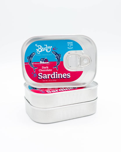 Bixby Chocolate - Dark Chocolate Sardines - PMA Store at the Portland Museum of Art, Maine