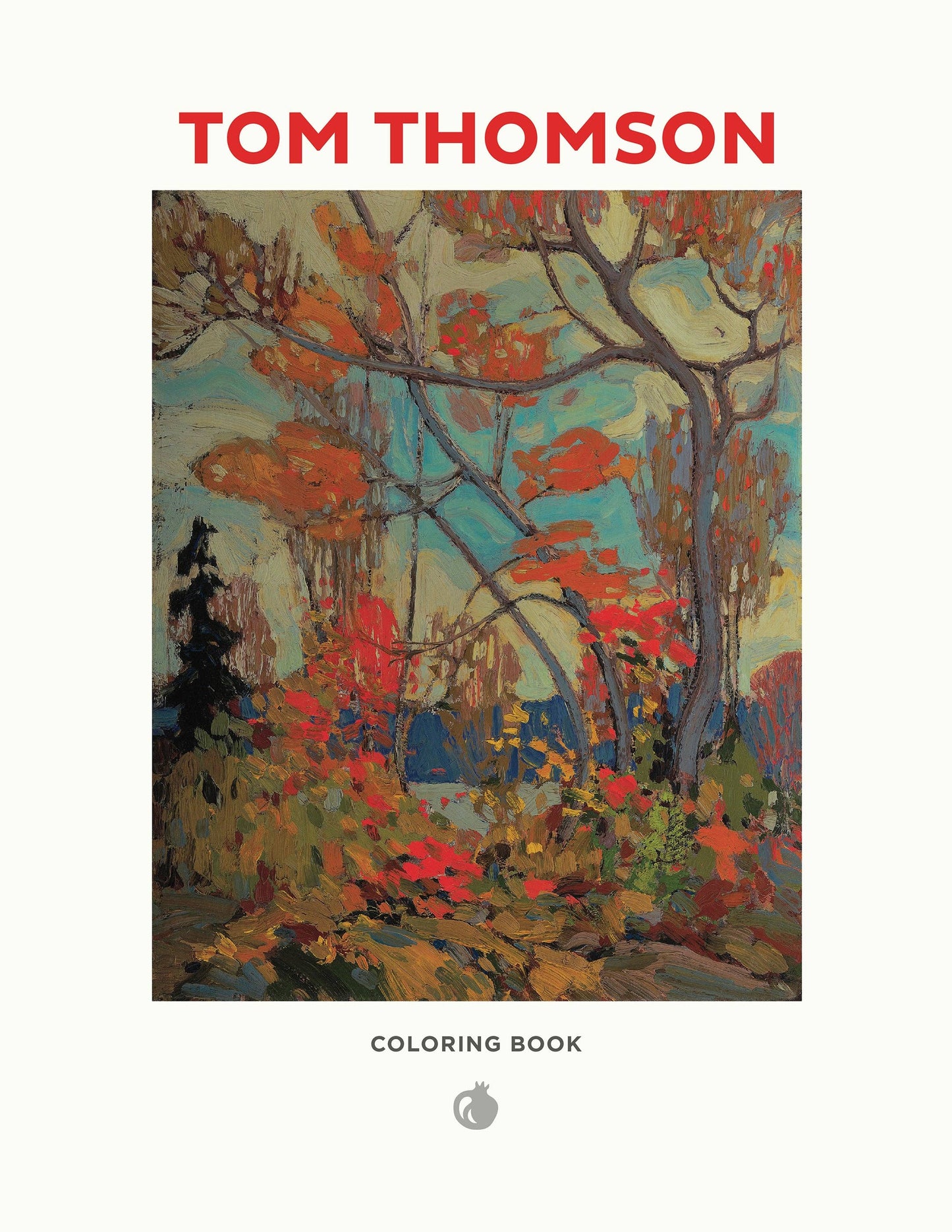 Pomegranate - Tom Thomson Coloring Book - PMA Store at the Portland Museum of Art, Maine