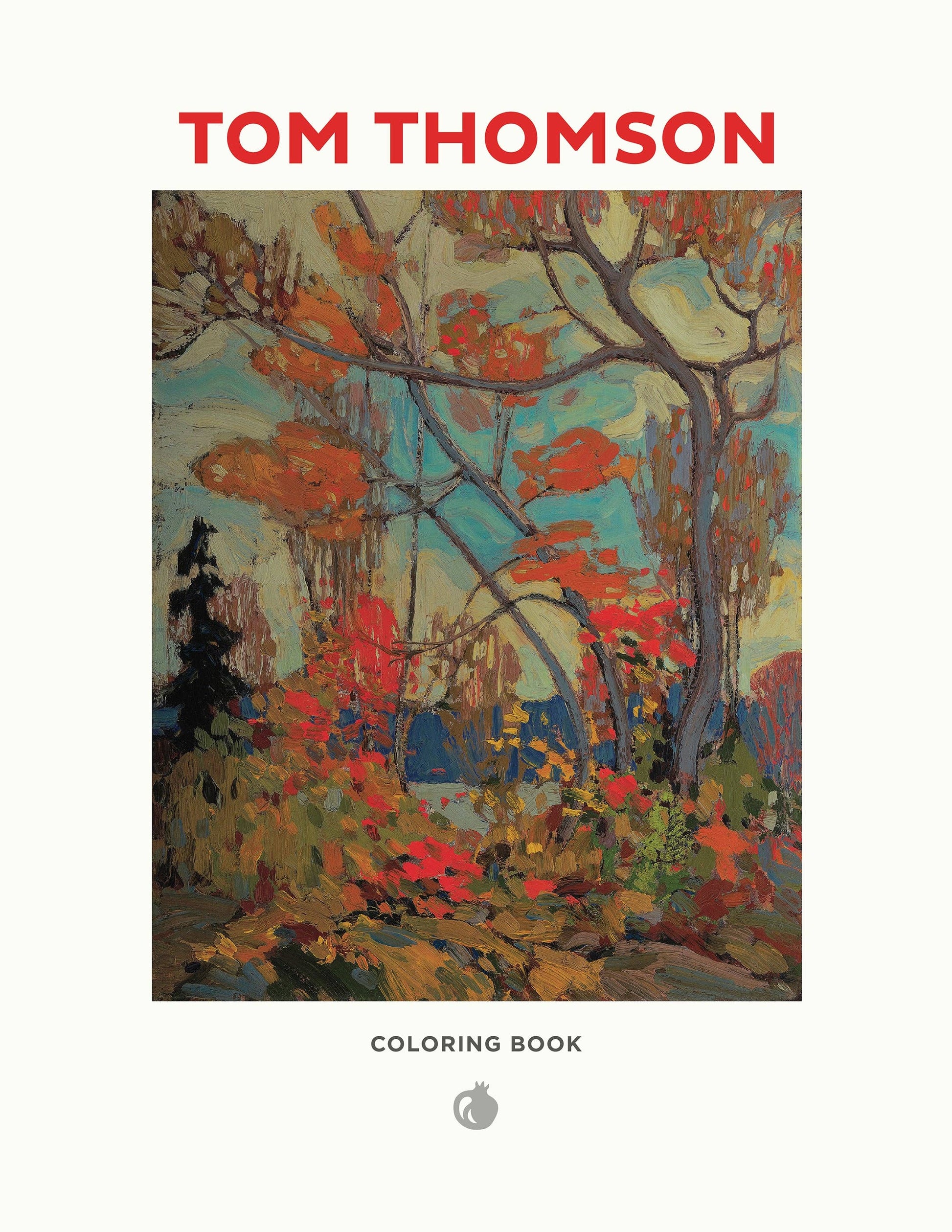 Pomegranate - Tom Thomson Coloring Book - PMA Store at the Portland Museum of Art, Maine