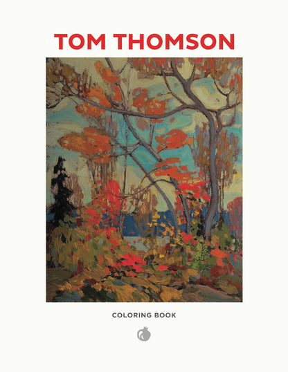 Pomegranate - Tom Thomson Coloring Book - PMA Store at the Portland Museum of Art, Maine