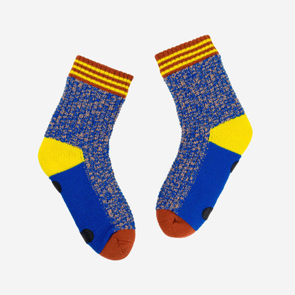 Varsity Knit House Socks: Golden Olive / L/XL - W 9.5-12.5<br>M 8-11 - PMA Store at the Portland Museum of Art, Maine