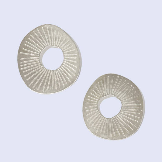 MULXIPLY - Ray Statement Earrings - Sterling Silver - PMA Store at the Portland Museum of Art, Maine