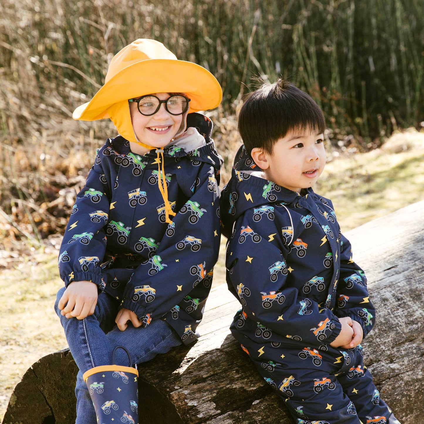 Jan & Jul - Yellow | Kids Waterproof Rain Hats: XL - PMA Store at the Portland Museum of Art, Maine