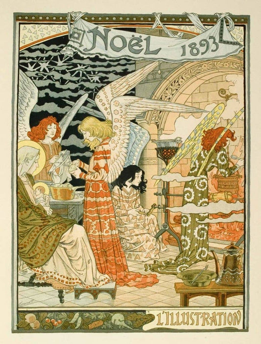 The Retrospect Group Collection - Noel, 1893 by Eugene Grasset