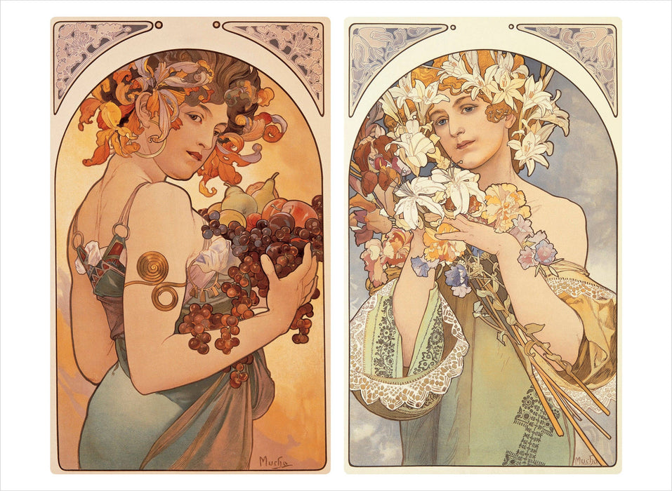 Pomegranate - Alphonse Mucha Book of Postcards - PMA Store at the Portland Museum of Art, Maine