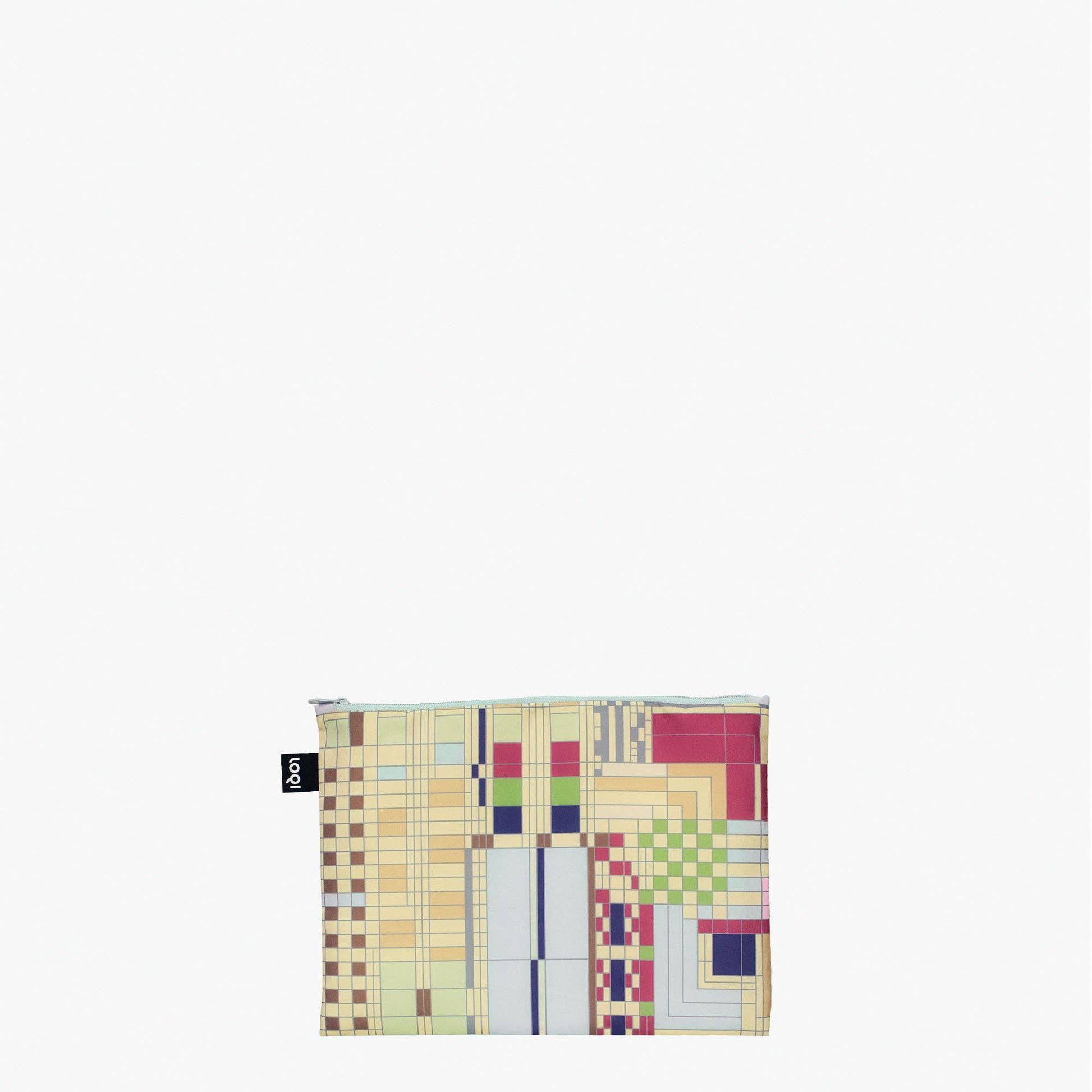 LOQI LLC - FRANK LLOYD WRIGHT Recycled Zip Pockets - PMA Store at the Portland Museum of Art, Maine