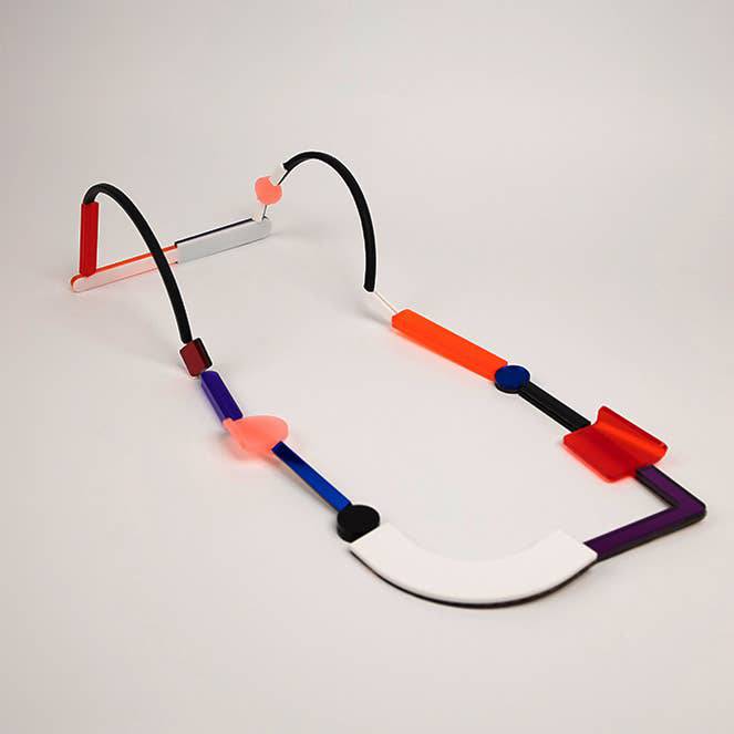 Pamela Coromoto - NEW Fiction Necklace - Black - PMA Store at the Portland Museum of Art, Maine