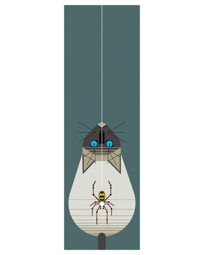 Pomegranate - Charley Harper: Along Came a Spider Bookmark - PMA Store at the Portland Museum of Art, Maine