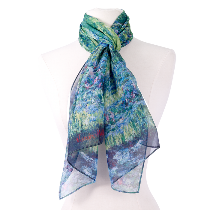 Monet Japanese Bridge Scarf